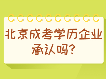 北京成考學(xué)歷企業(yè)承認(rèn)嗎