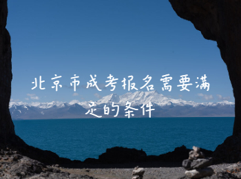 北京市成考報名條件