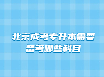北京成考專(zhuān)升本 北京成考